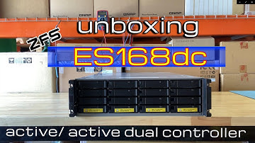 Unboxing ES1686dc ZFS Active/ Active Dual Controller from QNAP