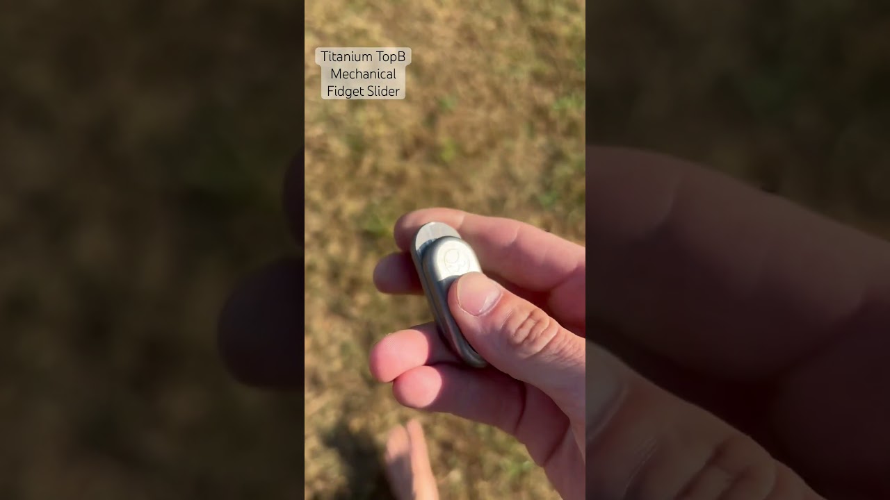 Titanium Mechanical Fidget Slider | TopB from Metal Toys DZ
