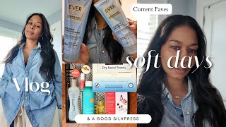 Soft Days Vlog| Current Faves Skin, Hair, Nails, Snacks, & the perfect Home Find! screenshot 4