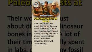 🎧 Paleontologists at Work #shorts #english #englishlearning #englishmerl #englishgrammar #education