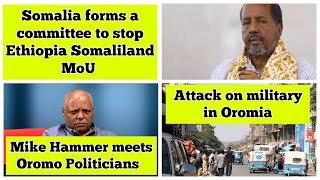 Somalia forms committee to stop Ethiopia Somaliland MoU | Attack on military in Oromia | Mike Hammer