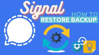 how to restore Signal chat backup on a new phone | how to use signal app screenshot 3