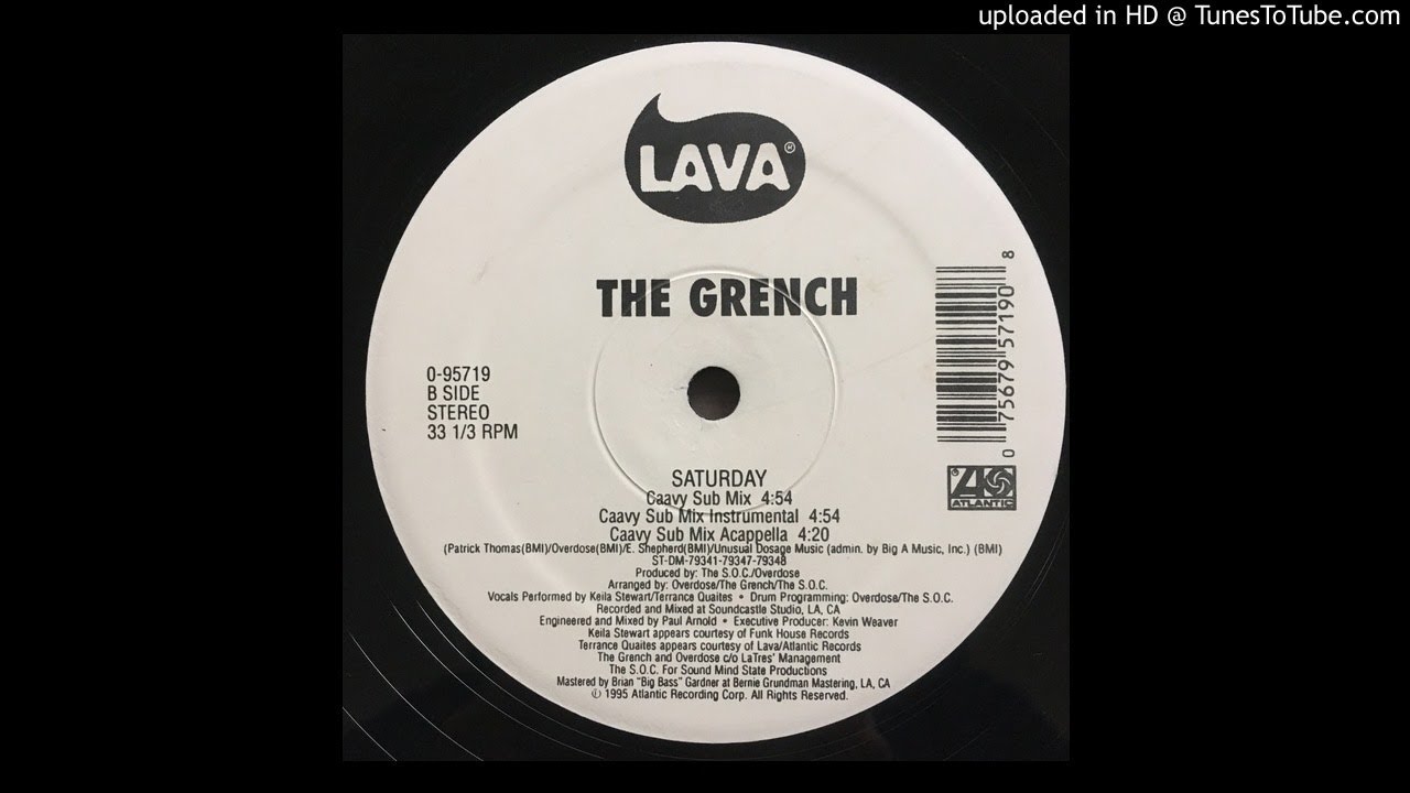 洋楽 THE GRENCH / SATURDAY The Grench – Saturday – CD (Single, Promo), 1995 [r1090289