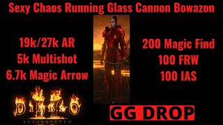 Diablo 2 Resurrected. D2R Online Sexy Glass Cannon Bowazon Chaos Runner. (GG Drop Off Diablo!)