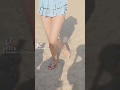 Sexy Japanese Milf walking on the beach #asmr #trending