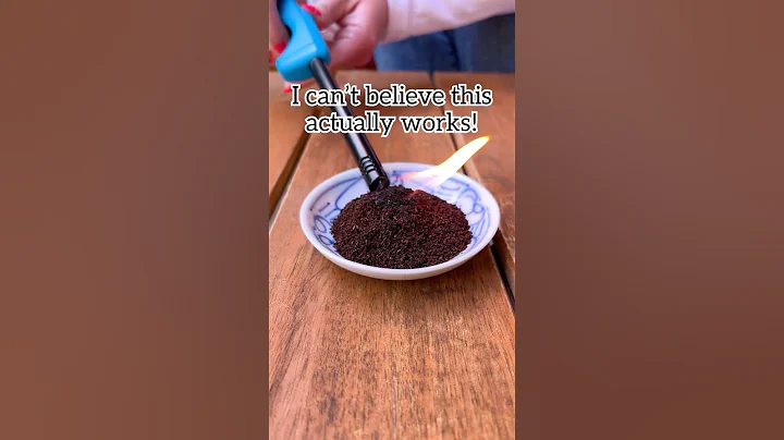 smoke and smell of burning dry coffee grounds repels mosquitos #hacks #tips #diy #home #bug