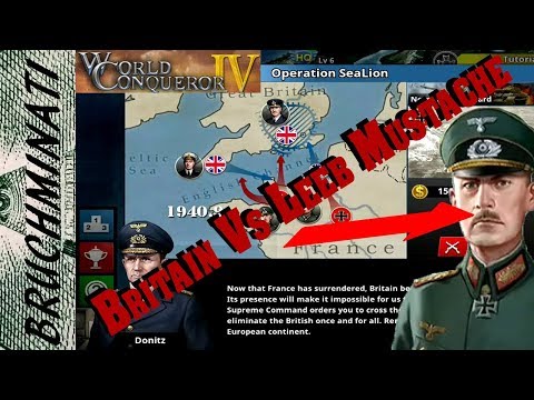 Axis Campaign Operation Sea Lion #4 (No Generals) World Conqueror 4