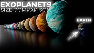 Exoplanet Size Comparison in 3D | 3D Real Scale | 3D Size Comparison | 3D Animation Comparison