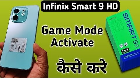 Infinix Smart 9 HD game mode kaise chalaye, How to activate game mode in infinix, Enable game booste