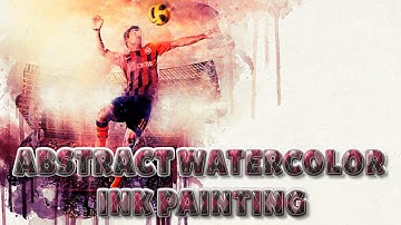 Abstract Watercolor Ink Effect in Adobe Photoshop CC 2019 ( Tutorial )