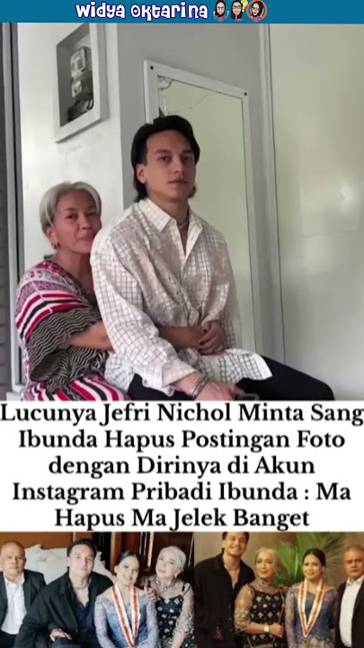 jefri nichol minta sang ibunda hapus foto dirinya #jefrinichol #fyp #shorts