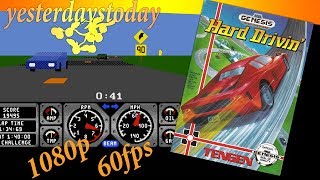 Hard Drivin' Gameplay (Mega Drive/Genesis) [HD 1080p @ 60fps] by Yesterdays Today 227 views 6 years ago 10 minutes, 37 seconds