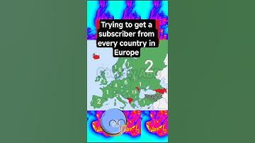 Trying to get a subscriber from every country in Europe #europe