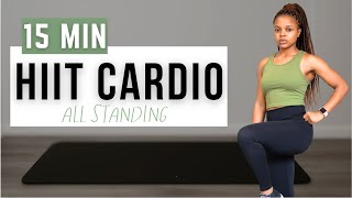 15-Minute Fat-Burning Cardio Hiit Workout At Home Burn Belly Fat Fast, No Equipment Needed