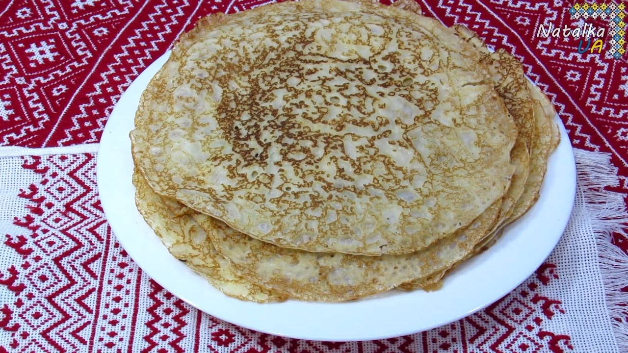 Ukrainian Shrovetide Pancakes Recipe - Ukrainian Cuisine Recipes