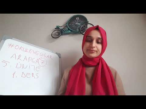 7. Sınıf Arapça Dersi 5. Ünite #2.video