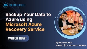 Backup Your Data to Azure using MARS | Microsoft Azure Recovery Service Agent