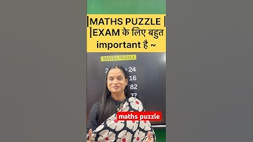 Maths puzzle|#mathstricks #knowledgejunction31 #ytshorts #mathspuzzle #mathspuzzel #competitiveexams