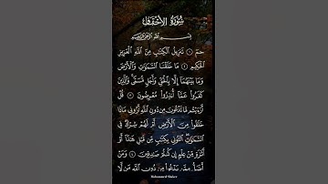 سورة الأحقاف ❤️ #ايات_قرانيه_قصيره #اكسبلور #المصحف #quran #حالات_واتس #duet #آيات #راحة_نفسية