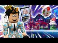 I tried playing ROBLOX ROYALE HIGH for CHRISTMAS... I'm a pretty snowman