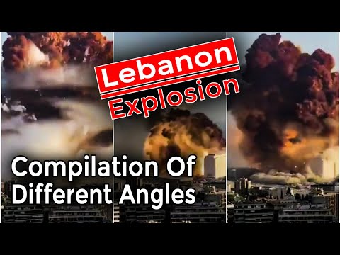 Beirut, Lebanon Explosion: Compilation Of Different Angles !!