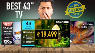 Best TV Under 20000 to 30000 in India | Best 43 inch 4K Tv in Flipkart Big Billion Day 2025