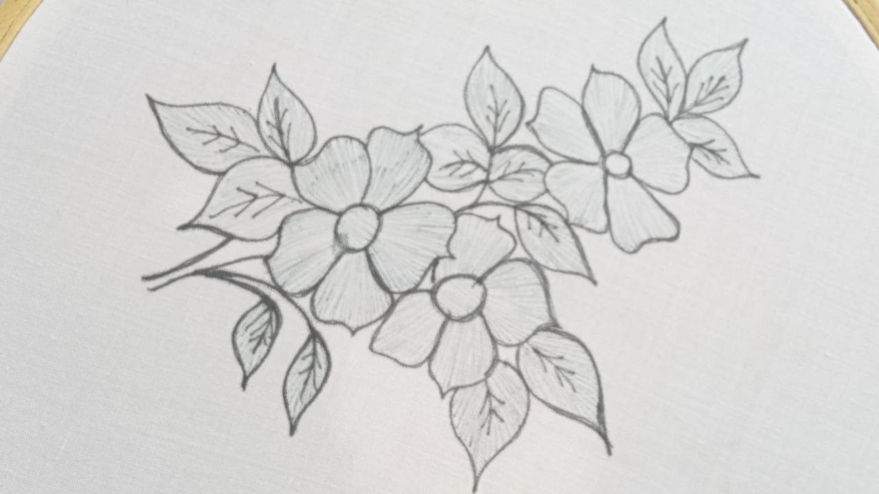 Featured image of post Simple Easy Flower Design Drawing : When you do this it makes the flower look bigger and either way, these easy flower drawings are perfect if you want to explore different drawing techniques.