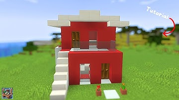 Minecraft: How to Build a Modern House Tutorial 🏠 (#37)