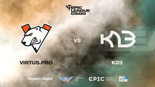 Virtus.pro vs K23 - EPIC CIS League Spring 2021 - map1 - de_mirage [Mintgod &amp; Anishared]