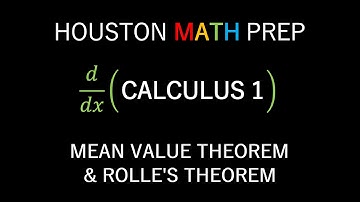 Mean Value Theorem and Rolle