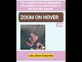 🔭 ZOOM on HOVER #css #javascript #html #hovereffect #webdevelopment #tips #tutorial #how #animation