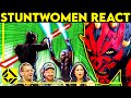 Stuntwomen React to Bad & Great Hollywood Stunts 3