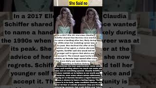 Elle UK interview Claudia Schiffer Shared That Hermes once wanted to name a handbag after her