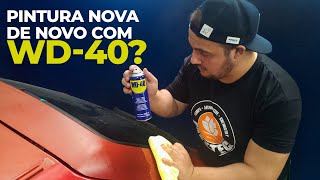 COMO RESTAURAR PINTURA COM WD40| PINTURA QUEIMADA