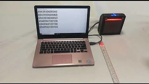 2D desktop barcode scanner