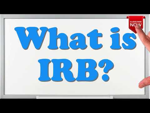 what is the full form of irb youtube irb full form