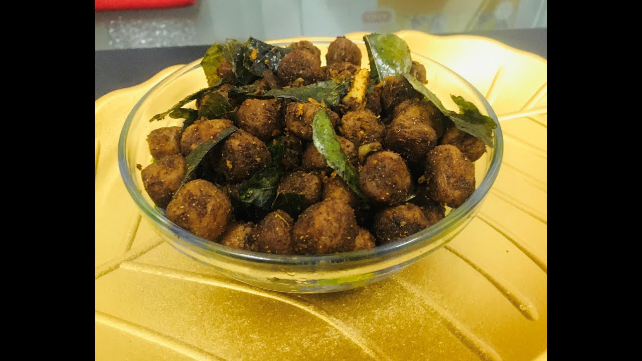 How To Make Soya Chunks സോയ ചങ്ക്‌സ് വരട്ടിയത് Soya Dry Roast EP