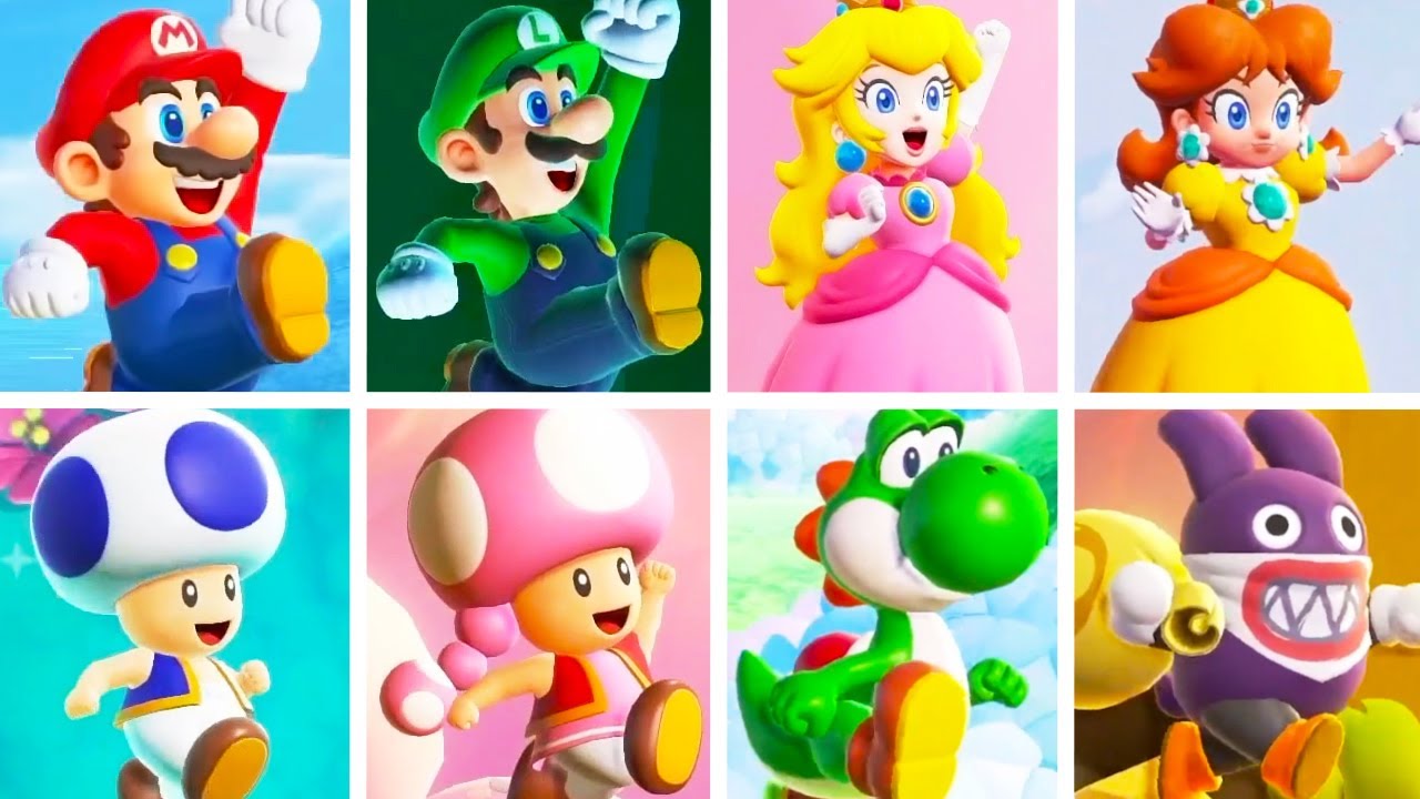 Super Mario Bros. Wonder characters – who can you play as?