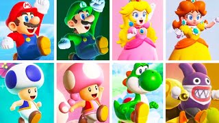 Super Mario Bros. Wonder - All Characters