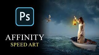 Manipulation Tutorial in Affinity Photo! Photoshop Speed Art