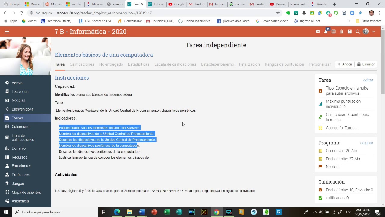 Crear y asignar tareas (en neo lms) - YouTube