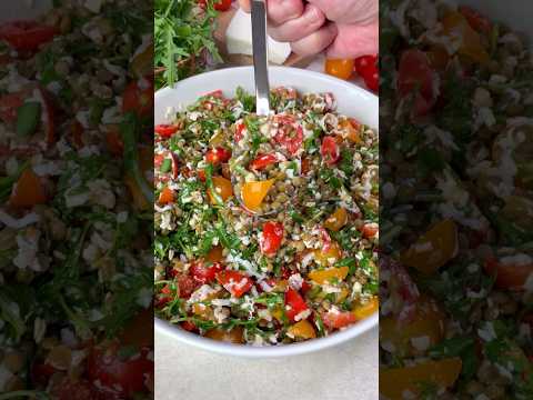 Avevate mai pensato di preparare una crudaiola con le lenticchie? È spaziale! #food #ricette