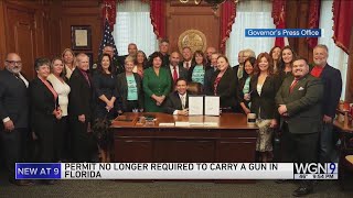 DeSantis signs bill to carry concealed guns without a permit