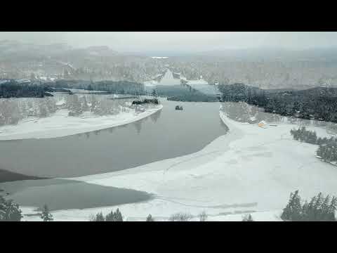 Winter Flight over the Western Adirondacks (Old Forge, Big Moose, Inlet, Moose River, McKeever)