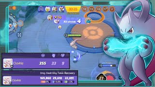This full attack speed build makes Mewtwo Y completely break the game | Pokemon Unite