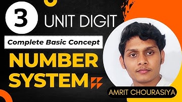 SSC CGL 2023 Number System संख्या पद्धति | Unit Digit Concept इकाई अंक || Maths Basic Concept #ssc