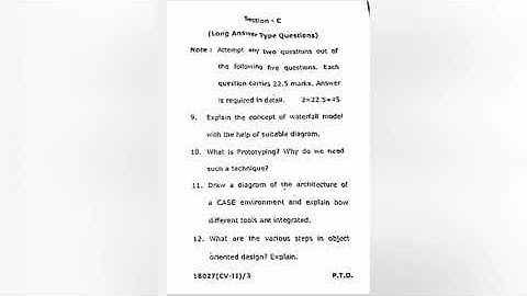 CCSU BCA 2021 Information System Analysis Design and Implementation question paper latest.
