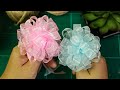 Make simple easy bow diy ribbon hair bowtutorial  easy gift ribbon bow step by step pompom