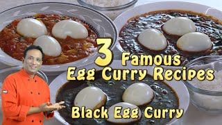 3 Types of Egg Masala' Curries Anda Curry