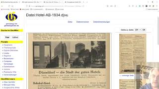 CdV NRL 2021: Verein für Computergenealogie | Hotels und Gasthäuser 1934